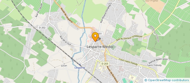 localisation de l'entreprise SOCIETE DE PRESSE MEDOCAINE  LESPARRE-MEDOC