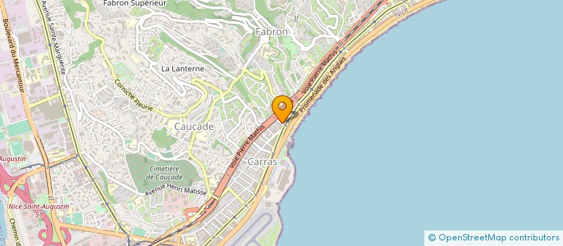 localisation de l'entreprise SOCIETE DE PRESTATION ET PARTICIPATION à NICE