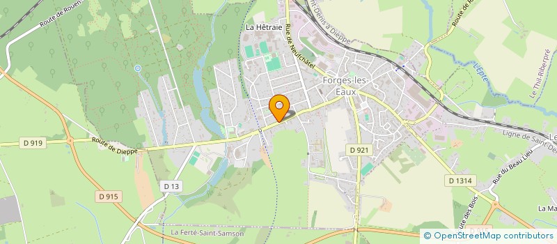 localisation de l'entreprise SOCIETE DE PRESTATIONS DE COFFRES ET MEUBLES à FORGES-LES-EAUX