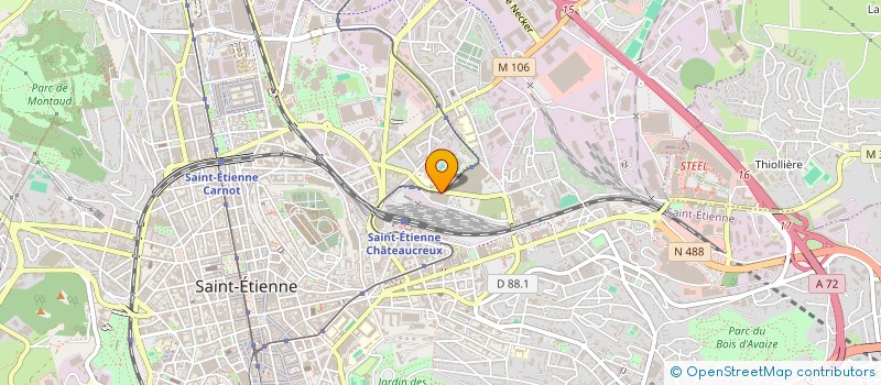 localisation de l'entreprise SOCIETE DE PRESTATIONS DE SERVICES  SAINT-ETIENNE