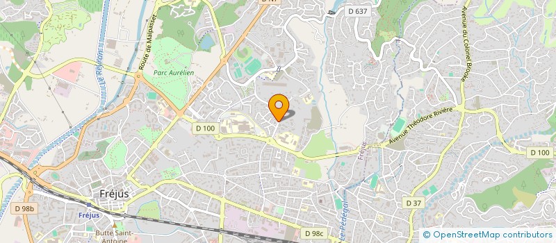 localisation de l'entreprise SOCIETE DE PRESTATIONS ET FOURNITURES DE FERMETURES à FREJUS