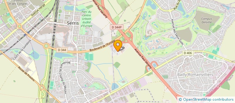 localisation de l'entreprise SOCIETE DE PRESTATIONS TRANSDEV IDF à BAILLY-ROMAINVILLIERS