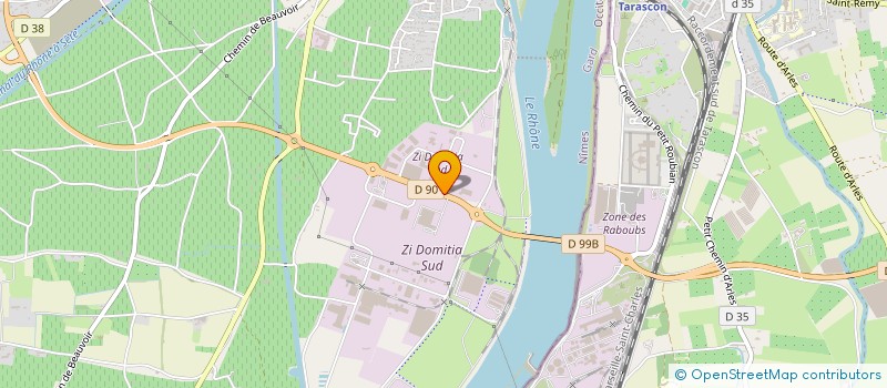 localisation de l'entreprise SOCIETE DE PRODUITS ISOLANTS NATURELS à BEAUCAIRE