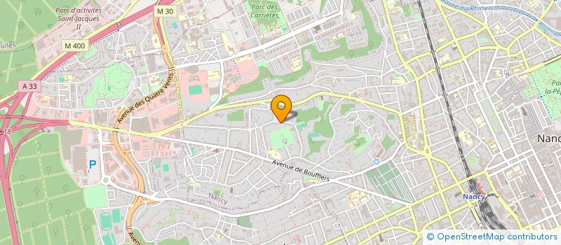 localisation de l'entreprise SOCIETE DE PROJET DE LA CASERNE FARON  NANCY