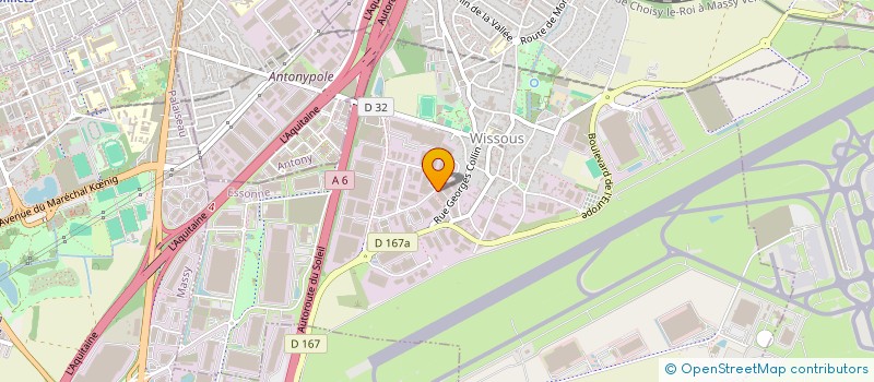 localisation de l'entreprise SOCIETE DE PROMOTION DU TIR - SOPROTIR  WISSOUS