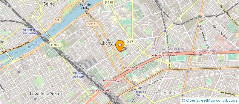 localisation de l'entreprise SOCIETE DE PROMOTION ET DE RESTAURATION D'IMMEUBLES à CLICHY