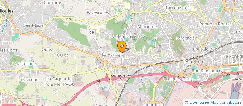 localisation de l'entreprise SOCIETE DE PROMOTION IMMOBILIERE à OLLIOULES
