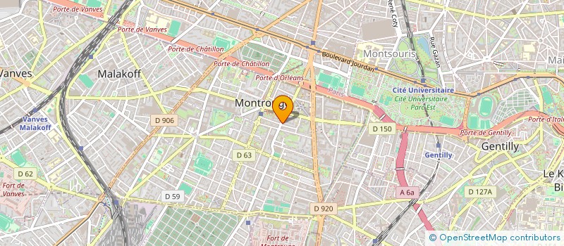 localisation de l'entreprise SOCIETE DE PROMOTION MUSICALE à MONTROUGE