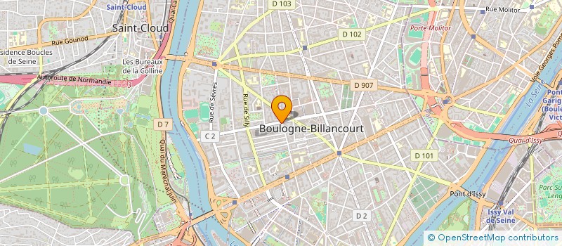 localisation de l'entreprise SOCIETE DE PROMOTION R.P. à BOULOGNE-BILLANCOURT
