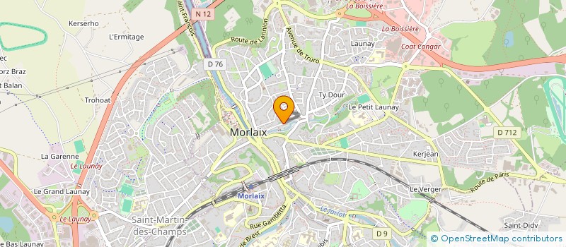 localisation de l'entreprise SOCIETE DE PROMOTION VINICOLE à MORLAIX