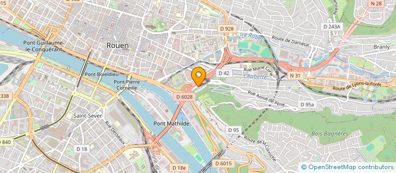 localisation de l'entreprise SOCIETE DE PROPRETE ET D'ENVIRONNEMENT DE NORMANDIE à ROUEN