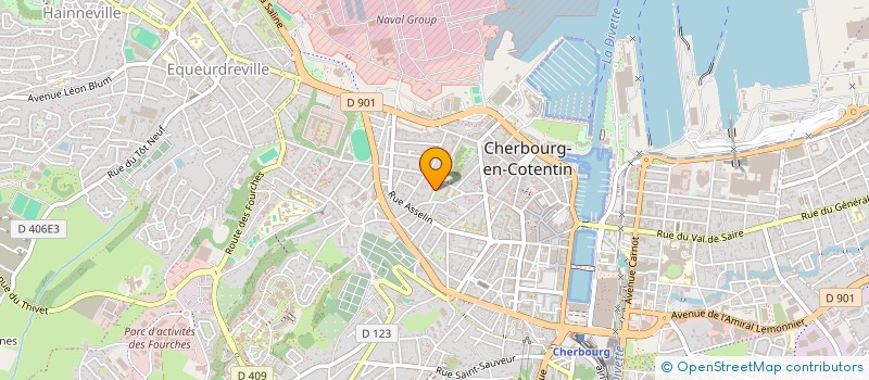 localisation de l'entreprise SOCIETE DE PROSPECTION DE MARCHES à CHERBOURG-EN-COTENTIN