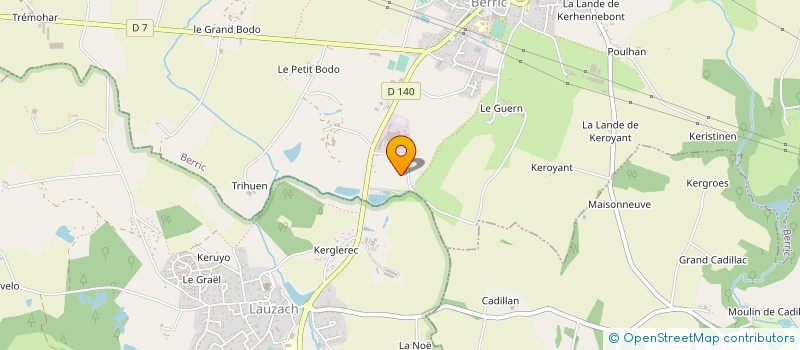 localisation de l'entreprise SOCIETE DE PROTEINES INDUSTRIELLES à BERRIC