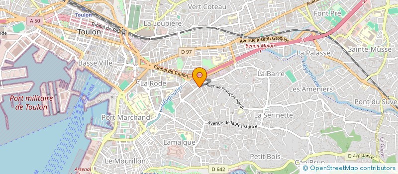 localisation de l'entreprise SOCIETE DE PROTHESES BLIN  LA VALETTE-DU-VAR