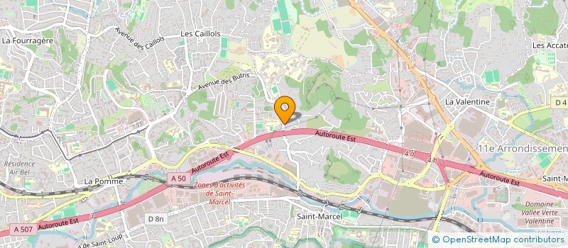 localisation de l'entreprise SOCIETE DE PSYCHIATRIE DE MARSEILLE ET DU SUD EST MEDITERRANEEN  MARSEILLE