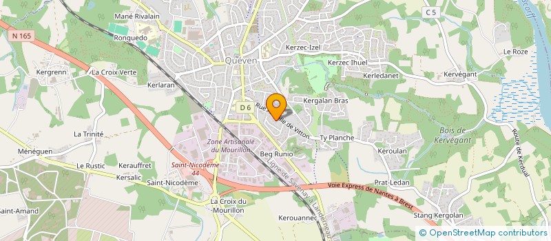 localisation de l'entreprise SOCIETE DE QUIRATAIRE à QUEVEN