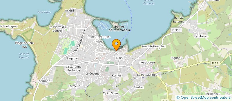 localisation de l'entreprise SOCIETE DE QUIRATAIRES SAINT RIOC à CAMARET-SUR-MER