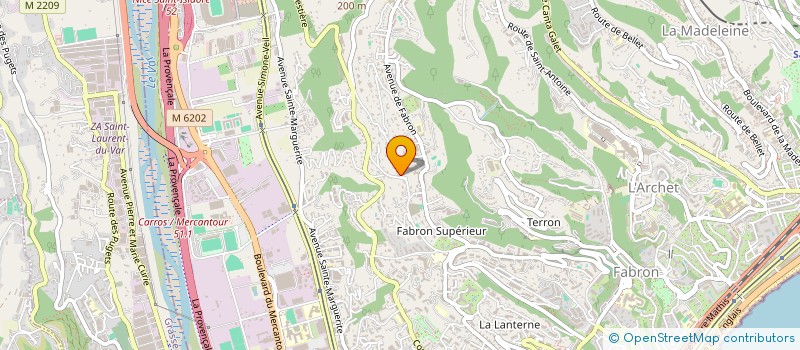 localisation de l'entreprise SOCIETE DE RACCORDEMENT DU 06 à NICE