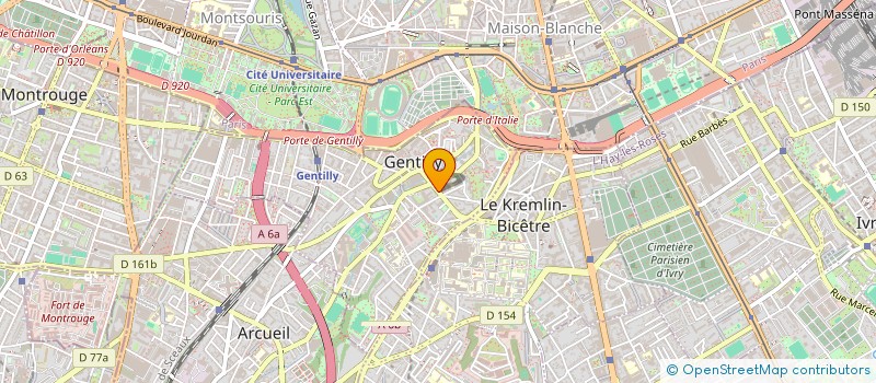localisation de l'entreprise SOCIETE DE RAVALEMENT ET DE PEINTURE à GENTILLY