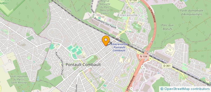 localisation de l'entreprise SOCIETE DE REALISATION D AUTOMATISMES DE LEVAGE  PONTAULT-COMBAULT