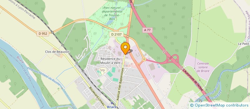 localisation de l'entreprise SOCIETE DE REALISATION TECHNIQUE ET COMMERCIAL à BRIARE