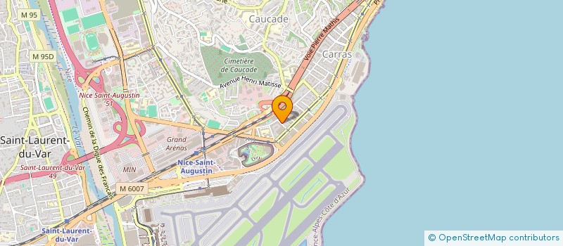 localisation de l'entreprise SOCIETE DE REALISATIONS ELECTRONIQUES ET DE MAINTENANCE à NICE