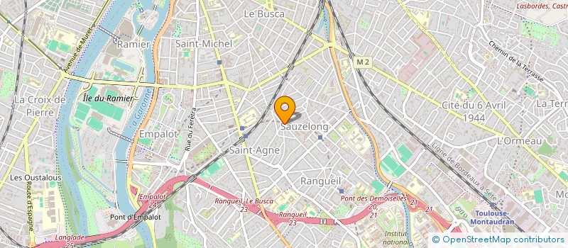 localisation de l'entreprise SOCIETE DE REALISATIONS ET D'ENSEMBLES RADIOLOGIQUES DU SUD OUES T à TOULOUSE
