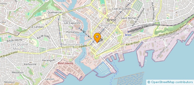 localisation de l'entreprise SOCIETE DE REALISATIONS IMMOBILIERES - SORIMMO  BREST