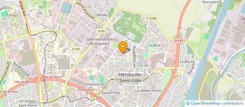 localisation de l'entreprise SOCIETE DE REALISATIONS MECANIQUES à HEROUVILLE-SAINT-CLAIR