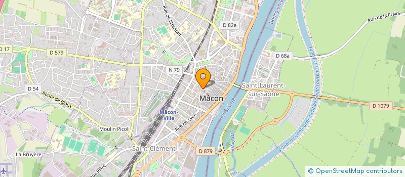 localisation de l'entreprise SOCIETE DE RECHERCHE AXOR - DANAE à MACON