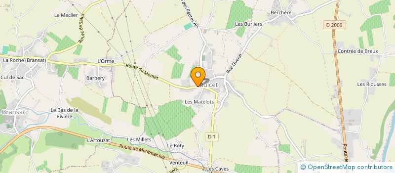 localisation de l'entreprise SOCIETE DE RECHERCHE ET D'ETUDE DES EAUX DE SOURCE DE BELLECOUR à SAULCET