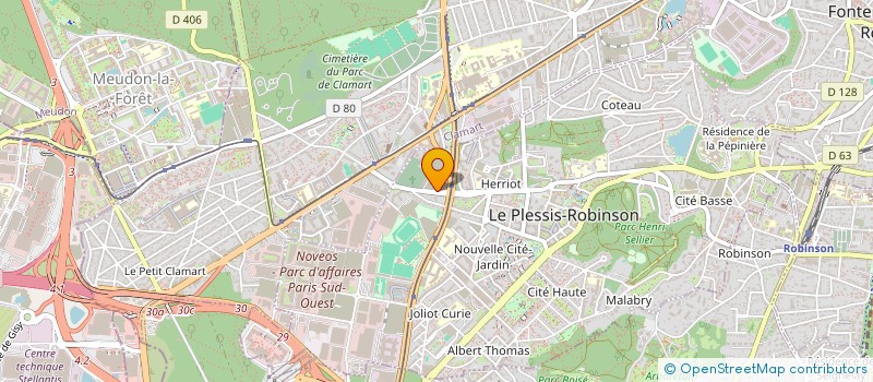 localisation de l'entreprise SOCIETE DE RECHERCHE SUR LE MEDICAMENT  LE PLESSIS-ROBINSON