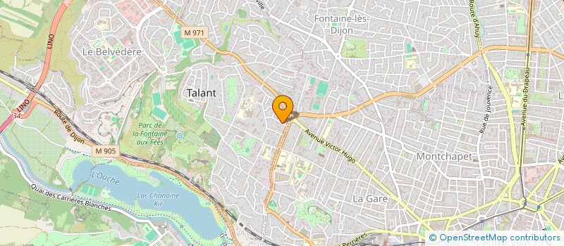 localisation de l'entreprise SOCIETE DE RECHERCHES ARCHEOLOGIQUES DE MIREBEAU  TALANT