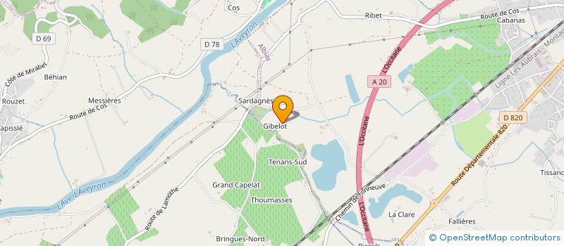 localisation de l'entreprise SOCIETE DE RECHERCHES FONCIERES  ALBIAS