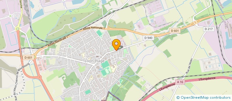 localisation de l'entreprise SOCIETE DE RECONDITIONNEMENT ET DE GRENAILLAGE à LOON-PLAGE