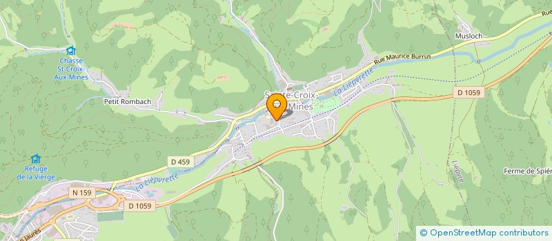 localisation de l'entreprise SOCIETE DE RECUPERATION DE L'EST  SAINTE-CROIX-AUX-MINES