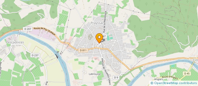 localisation de l'entreprise SOCIETE DE RECUPERATION DE LA BASSE VALLEE DU LOT  PESCADOIRES