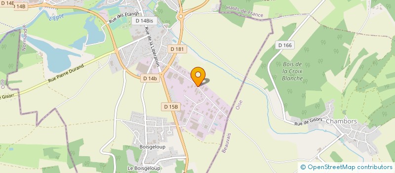 localisation de l'entreprise SOCIETE DE RECUPERATION DE METAUX  GISORS