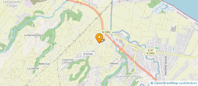 localisation de l'entreprise SOCIETE DE RECUPERATION ET DE VALORISATION DU METAL ET IMPORT EXPORT  SAINTE-SUZANNE