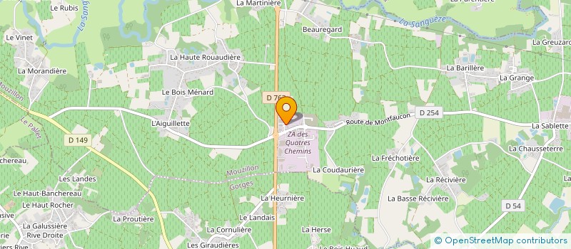 localisation de l'entreprise SOCIETE DE RECUPERATION MOUZILLONNAISE  MOUZILLON