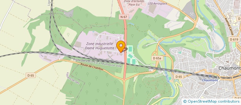 localisation de l'entreprise SOCIETE DE RECYCLAGE D'ALUMINIUM à CHAUMONT