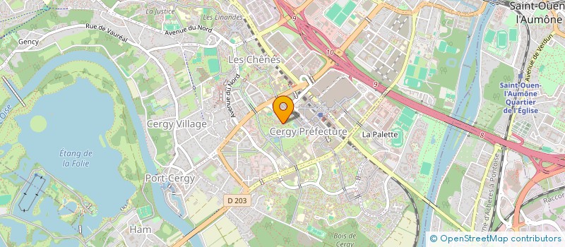 localisation de l'entreprise SOCIETE DE REHABILITATION IMMOBILIERE 78  CERGY