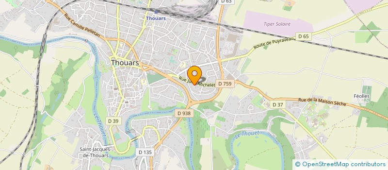 localisation de l'entreprise SOCIETE DE REHABILITATION IMMOBILIERE THOUARSAISE - SRIT  THOUARS