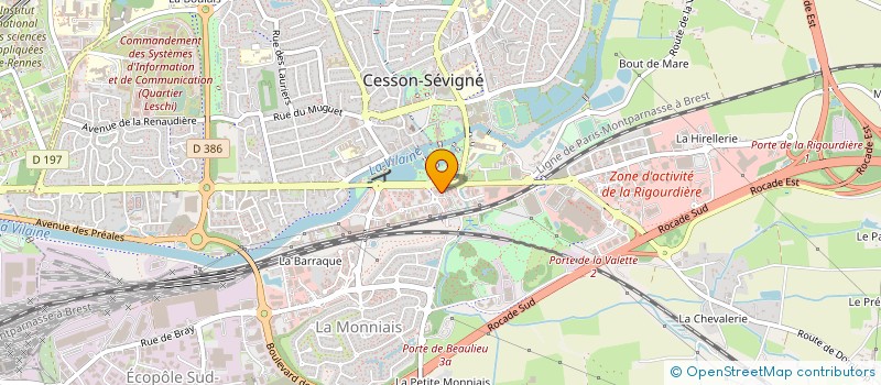 localisation de l'entreprise SOCIETE DE RENOVATION DE BRETAGNE à CESSON-SEVIGNE