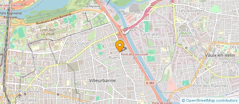 localisation de l'entreprise SOCIETE DE RENOVATION ET DE BATIMENT à VILLEURBANNE