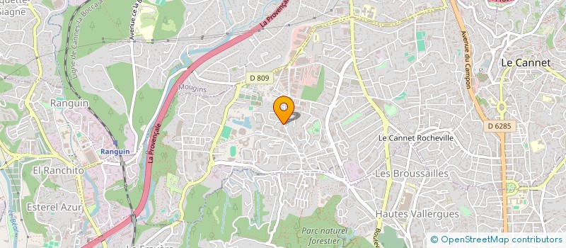 localisation de l'entreprise SOCIETE DE RENOVATION ET DE CONSTRUCTION GENERALE MEDITERRANEE à LE CANNET