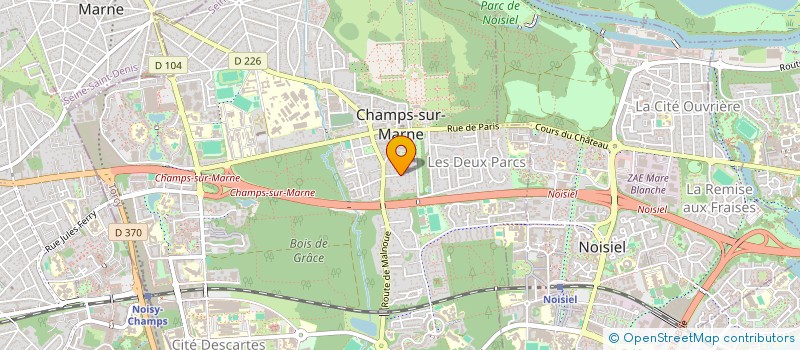 localisation de l'entreprise SOCIETE DE RENOVATION FONCIERE à CHAMPS-SUR-MARNE