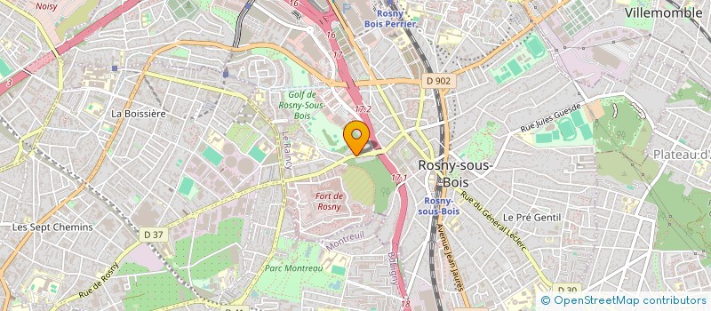localisation de l'entreprise SOCIETE DE RENOVATION TOUS TRAVAUX à ROSNY SOUS BOIS