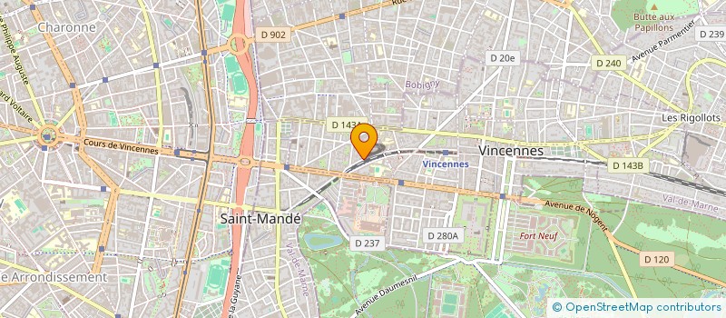 localisation de l'entreprise SOCIETE DE RENOVATION VINCENNOISE  VINCENNES