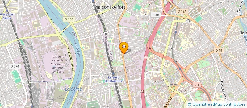 localisation de l'entreprise SOCIETE DE REPRESENTATION DE PRODUITS POUR LE BATIMENT  MAISONS-ALFORT